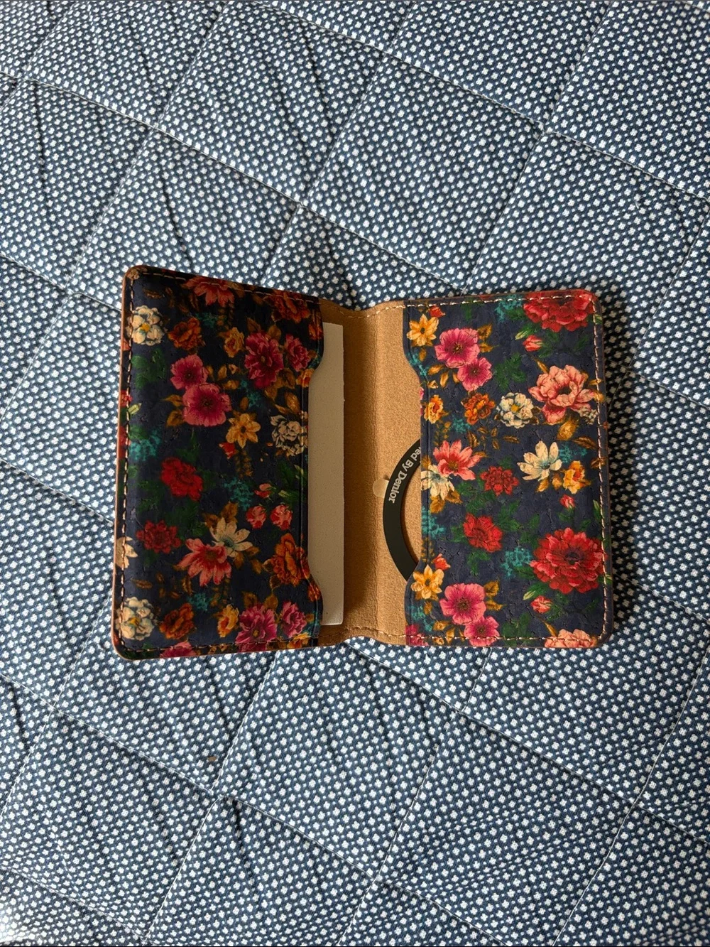 Floral Magnetic Card Wallet — Floral Dream